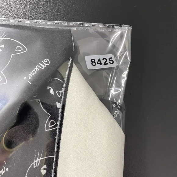 Hell Bunny Shirt Womens Medium Black Cat Print Short Sleeve Button Top Novelty - Picture 12 of 13